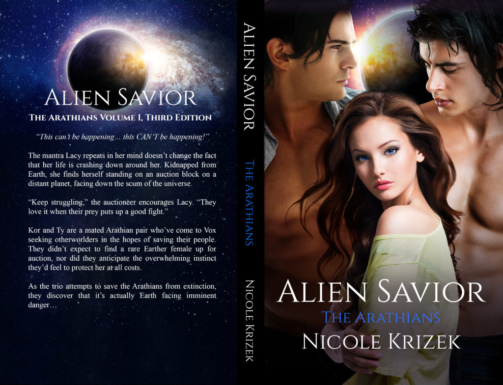 Alien Savior's Cover Art Evolution | Nicole Krizek